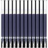 Baoke PS1910 Recarga de Bolígrafo Médico de Gran Capacidad Azul y Negro Punta Completa Recarga Azul y Negro 0.5mm Tinta Recarga Azul