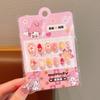 Parche de Uñas de Dibujos Animados Kulomi para Niños Armadura para Bebé Segura No Tóxica Niña Pequeña Linda Parche de Uñas Impermeable