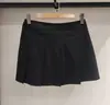 Mini saia-calça plissada de outono estilo japonês, saia curta plissada casual e fashion 488008/492499