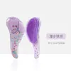 Nuevo Peine Desenredante Masajeador Alisador de Cabello Peine Alisador de Cabello de Dibujos Animados para Niños Peine de Plástico Lindo para el Cabello Peine Pequeño Tt