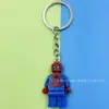 Chaveiro Bloco de Montar Vingadores Transfronteiriço Chaveiro Anel do Homem-Aranha Homem de Ferro Flash Compatível com Lego