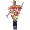 Carnaval de Suprimentos Transfronteiriços Halloween cosplay Baile de Máscaras Fantasia de Palco Adulto Fantasia Deliciosa de Pizza