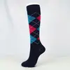 Calcetines de Compresión de Colores Europeos y Americanos, Calcetines de Presión Elásticos Deportivos, Calcetines Altos para Enfermeras, Calcetines de Esquí, Calcetines para Correr que Embellecen las Piernas Venta al por Mayor