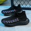 Zapatos Nuevos para Niños, Zapatos de Malla Fly, Zapatos de Coco, Zapatos Deportivos con Calcetines para Niñas, Zapatos Perezosos