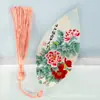 Marcadores de Página Estilo Chinês Flor de Peônia e Nervuras de Folha, Papelaria Educacional, Presentes Culturais para Amigos, Fornecimento Direto do Fabricante, com Marcadores de Página com Borla