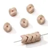 Tinta Spray Acrílica Jenga Engrenagem Contas Miçangas Feitas à Mão Pulseira Colar Artesanal DIY Acessórios de Joias Materiais
