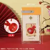 Bolsita de Papel Perfumada, Bolsita de Oración, Bolsita de Suerte con Forma de Caqui, Bolsita Perfumada de Caqui, Amuleto de Seguridad para Coche, Colgante para Teléfono, Accesorio para la Mano
