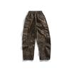 Shensi Primavera & Outono Novo Batik Tie-Dye Cor Spray Calças Cargo Retrô Masculinas Largas Retas Casuais 1751