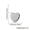 Colgante de Piedra Preciosa en Forma de Corazón de Colores Luqiu, Moderno y Elegante, Sencillo y Lujoso, Sensación de Alta Gama, Alta Retención de Color, Joyería de Accesorios DIY