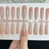 Pegatinas para Uñas de Corazón Cromado Color Nude con un Toque de Lujo, Realzan el Cutis, 30 Piezas Esmalte en Gel para Uñas en Spray