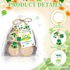 Nuevo Set de Llaveros de Sombrero de Trébol de la Suerte San Patricio Irlandés. Regalo para Fiesta del Día de San Patricio