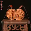 [Madeira Natural Lei Jiao Zao] Pingente da Marca Taboo Lei Chop Lagerstroemia Cabeça de Tigre Usar Colar Pingente Congênito de Fofoca