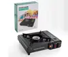 Estufa de Cassette Portátil para Exteriores Camping Picnic Estufa de Gas de Alta Potencia Estufa de Gas a Prueba de Viento para Barbacoa Estufa de Gas para Olla Caliente Doméstica