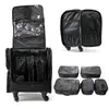 Estuche Trolley de Maquillaje Multicapa de Gran Capacidad para Maquilladores, Caja de Herramientas para Uñas y Estuche Trolley de Almacenamiento para Técnicos de Uñas