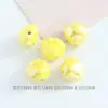 Acessórios de pulseira de contas de cerâmica com banho de cor para arranhar gato, acessórios de contas de pata de urso, peças pequenas, contas soltas, joias DIY