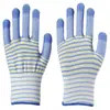 Guantes de PU con estampado de cebra y palma recubierta, que ofrecen propiedades antideslizantes, resistentes al desgaste, transpirables, ligeros y elásticas para un ajuste ceñido, adecuados para el trabajo y la protección laboral, y diseñados tanto para hombres como para mujeres.
