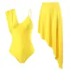[Traje de baño bohemio de vacaciones para mujer] traje de playa de una pieza a prueba de sol Amazon traje de baño europeo y americano para mujer