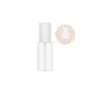 Em estoque frasco de loção spray PET 60ml, frasco reutilizável para tônico, essência, com cabeça de bomba de pressão, frasco de água cosmética vazio