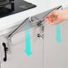 Prateleira de Armazenamento Suspensa para Cozinha Transfronteiriça Household Aço Inoxidável Prateleira para Preparo de Alimentos Aço Carbono Porta de Armário Bancada Prateleira Dobrável para Armazenamento