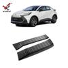 Adequado para Toyota 24 CHR versão europeia modificado pára-choque traseiro embutido em aço inoxidável anti-riscos placa de proteção tira decorativa