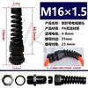 Conector de Plástico de Nylon NPT1/2 Fijación de Cable Conector Impermeable M12/16 Conector con Prensaestopas Manguera Roscada de Doble Extremo