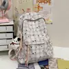 Mochila Escolar Casual a Cuadros para Estudiante Universitaria, Mochila para Estudiante de Secundaria y Preparatoria, Mochila Nueva de Gran Capacidad