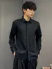 Ropa de trabajo casual estilo japonés con una sensación funcional relajada, silueta de camisa de manga larga modelo nuevo 2026, top versátil de verano para hombre