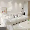 Sofá Cloud Sala de Estar Apartamento Pequeño Hogar Apartamento de Alquiler B&B Moderno Sencillo Lujo Ligero Sofá de Tela Sencillo