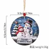 Colgantes de Navidad transfronterizos artesanías de madera etiquetas accesorios para diseño de escenas de fiesta decoraciones colgantes para árbol de Navidad