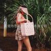 Bolsa de playa transfronteriza eva gran capacidad cesta de compras de supermercado moda bolsa de agujeros bolsa de hombro de almacenamiento de playa EVA