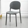 Sillas Coloridas de Moda, una Opción Ideal para Apartamentos Pequeños, Sillas de Comedor de Plástico Minimalistas Modernas con Diseño Delgado, Sillas de Lujo Ligero para Uso Doméstico