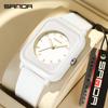 SANDA SANDA 6127 venta caliente transfronteriza reloj electrónico de cuarzo moda todo partido exterior impermeable cuadrado reloj para hombres y mujeres