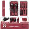 Kit de corta-unhas para comércio exterior conjunto de 24 peças corta-unhas de alta qualidade ferramentas de manicure aparador de pelos do nariz faca de pedicure limpador de ouvido corta-unhas
