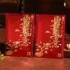 Todos os Melhores Envelopes Vermelhos de Ano Novo de Ponta Tamanho Pequeno Envelopes de Dinheiro da Sorte de Cem Yuan Atacado 2027 Novo Em relevo Lembrança de Agradecimento Boa Sorte