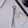 Llavero Colgante de Cuerda Trenzada de Dos Colores para Ins Accesorios de Joyería DIY Cadena para Teléfono Móvil Colgante para Taza de Agua Colgante para Bolsos Lindos