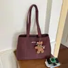 Otoño 2026 Bolso de Hombro Nuevo de un Solo Hombro para Mujer Estilo Coreano Color Sólido Casual Mochila de Moda Estilo Perezoso Bolso para el Trabajo