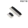 Conector FPC de 1,0 mm, Conexão de Cima para Baixo, Conexão Flip-Top, 4/6/8/10/12/14/16/18-30P