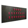 Painel de Furos para Parede com Ganchos para Ferramentas de Hardware, Painel para Pendurar Ferramentas, Rack de Armazenamento de Plástico para Pendurar na Parede de Lava-Rápido, Loja de Beleza