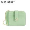 Llavero lindo posición para varias tarjetas monedero simple creativo nuevo mini estudiante estilo coreano para mujer tarjetero de comercio exterior