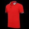 Polo de manga corta de algodón de seda de hielo de verano con logotipo impreso bordado personalizado, ropa de grupo empresarial, mono, camiseta