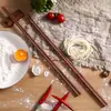 Palillos Extra Largos para Uso en la Cocina, Hechos de Madera de Ala de Pollo, Adecuados para Fideos, Freír, Uso Doméstico, Madera Maciza, Palillos para Hot Pot, de Madera, Anti-Quemaduras, Extra Largos