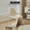 Cadeira de Jantar Italiana Preta Cadeira de Maquiagem Pantone Cadeira de Luxo Leve Banqueta de Maquiagem Cadeira de Mesa de Jantar de Designer