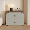 Novo modelo 2026, sem necessidade de instalação, simples, estilo vintage creme, moderno minimalista, mesa de cabeceira para quarto, feita de madeira