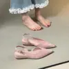 Sandalias de Cuña Suave para Mujer de Nueva Temporada, sin Cierre, con Correa Trasera y Punta Fina Poco Profunda