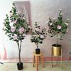 Comércio Exterior Camélia Artificial Bonsai Camélia Artificial Plantas em Vasos Plantas Verdes Artificiais Flores Artificiais Árvore de Rosas Atacado