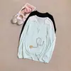 Camiseta de manga larga ligera, autoenfriable, con cuello en V simple, protección solar, casual, versátil, holgada, transpirable, top de moda