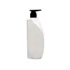 Garrafa Pet de 500ml com Ombro Reto e Dispenser Pump para Higiene Pessoal, Gel de Banho, Shampoo e Embalagens Cosméticas
