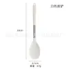Conjunto de utensílios de cozinha de silicone com cabos de aço inoxidável, espátula antiaderente, concha, espátula de cozinha, conjunto de 10 peças de ferramentas de cozinha para casa