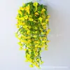 Flor de Seda Artificial de Gloria de la Mañana con 5 Ramas, Eucalipto para Boda y Decoración del Hogar, Envío Transfronterizo, Arreglo de Habitación de Boda Flores Artificiales