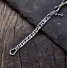 Pulsera de Cadena Trenzada Vajra Pestle de Plata de Ley S925 Retro Vieja Simple Moda Versátil Estilo Étnico Pulsera para Hombre